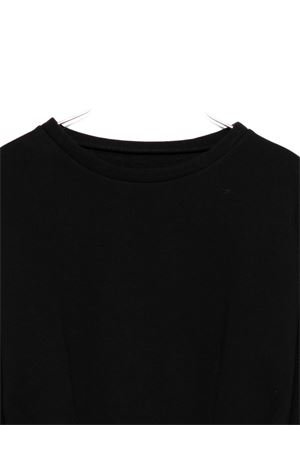black cotton dress DOUUOD KIDS | DX1A50Z2502930
